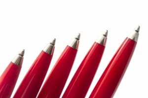 red pens 